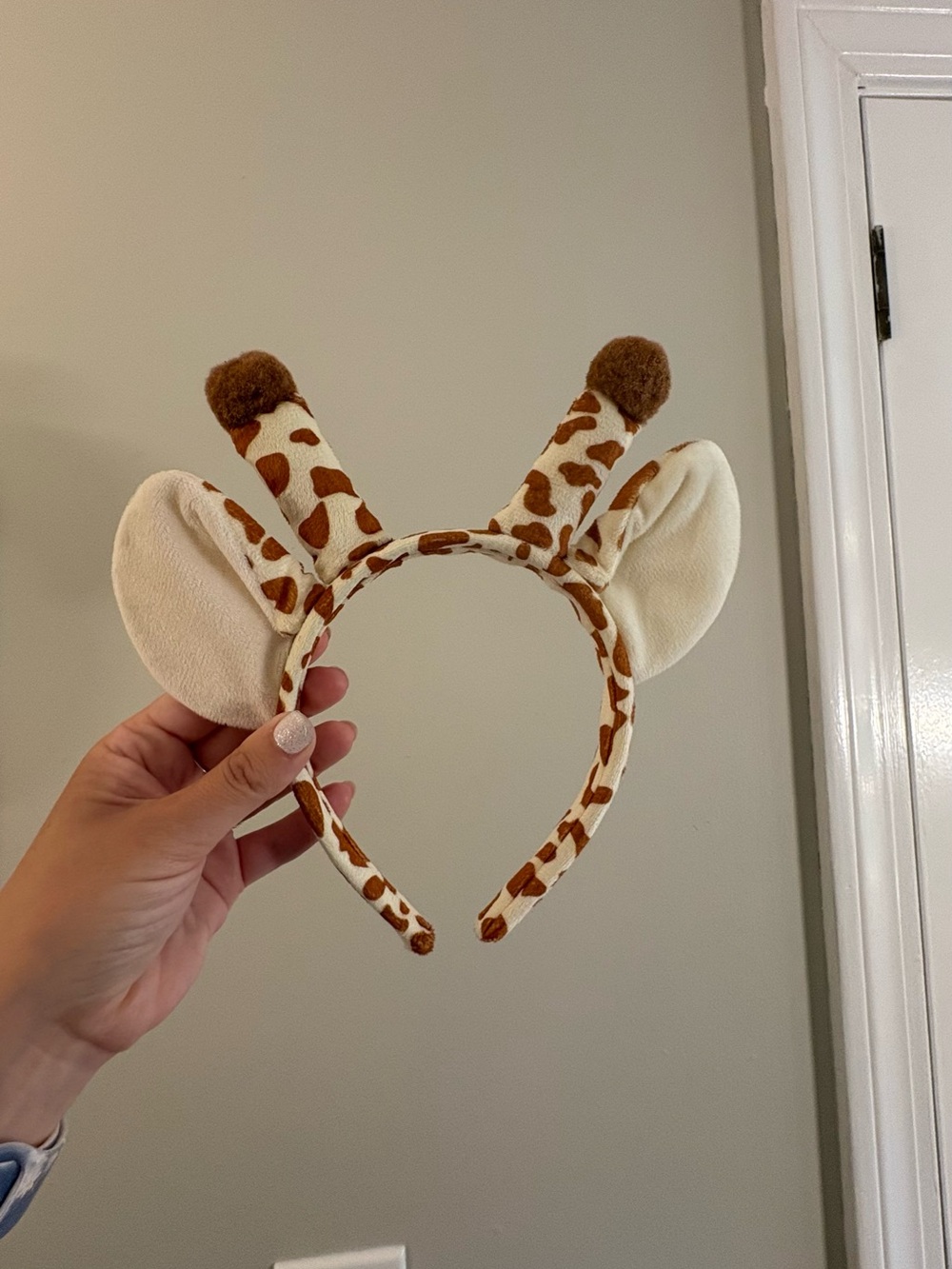 Giraffe Costume!🦒🧡👯‍♀️ Long Sleeve Dress with Ears Headband - Picture 5 of 11